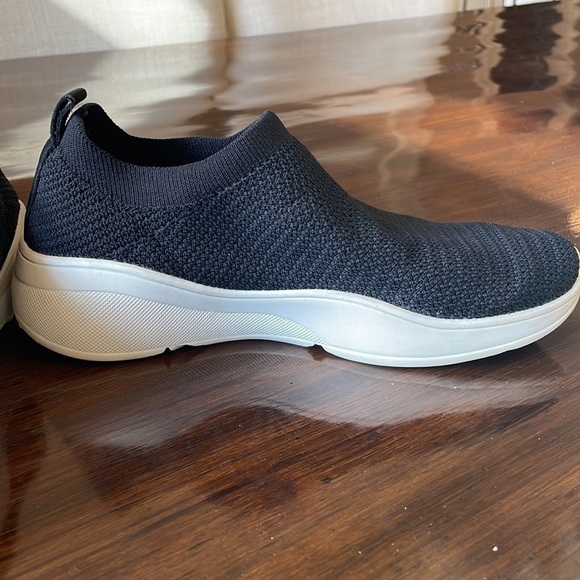J JILL BLONDO Dylan Knit Slip-On Sneakers Black 8.5 - Picture 4 of 8